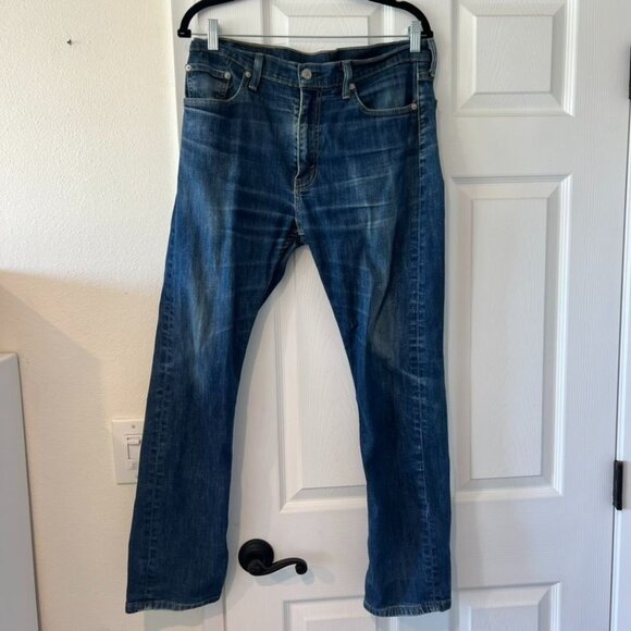 Levi's Men's Dark Blue Denim Jeans Size W33 L30 - Picture 1 of 5